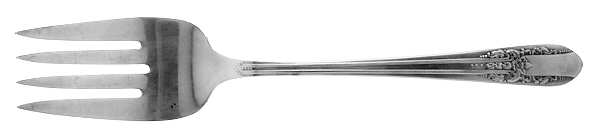 Reflection (Silverplate 1939) Medium Solid Cold Meat Serving Fork