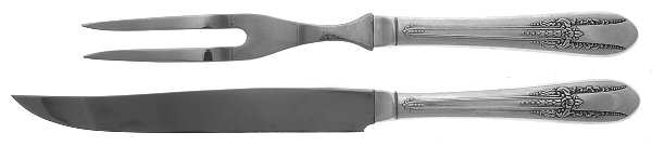 Reflection (Silverplate 1939) Small Stainless Blade 2-Piece Steak Carving Set