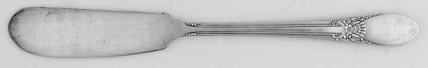 Reflection (Silverplate 1939) Flat Handle Butter Spreader by International Silver