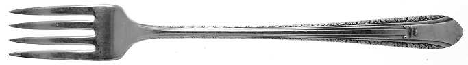 Regent (Silverplate, 1939) Grille Fork (Viande)