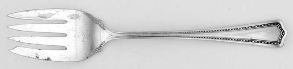 Regent-Broadfield (Silverplate, 1916) Medium Solid Cold Meat Serving Fork