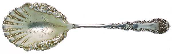 Regent-Glasgow (Silverplate, 1894) Brightcut Solid Large Berry/Casserole Spoon