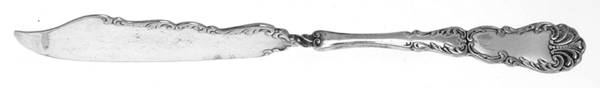 Regent-Glasgow (Silverplate, 1894) Flat Twisted Handle Master Butter Knife