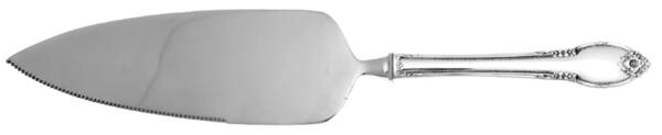 Remembrance (Silverplate, 1948) Pie Server with Serrated Stainless Blade HC