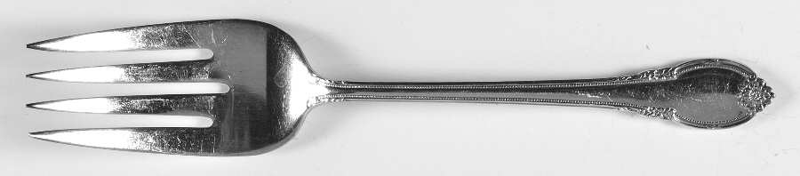 Remembrance (Silverplate, 1948) Medium Solid Cold Meat Serving Fork