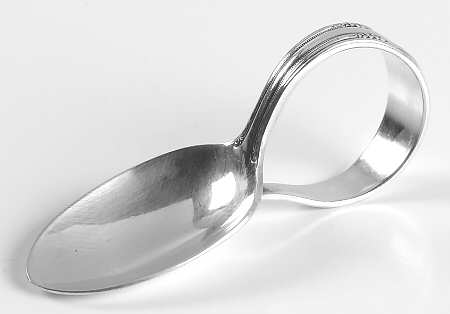 Remembrance (Silverplate, 1948) Curved Handle Baby Spoon
