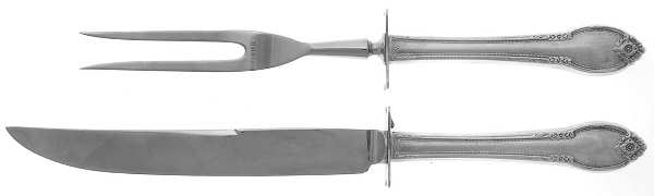 Remembrance (Silverplate, 1948) Small Stainless Blade 2-Piece Steak Carving Set