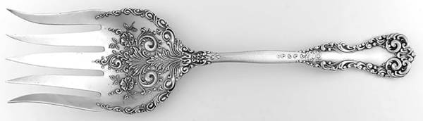 Revere (Sterling, 1898, No Monograms) Vegetable Serving Fork (Solid)