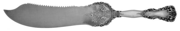 Revere (Sterling, 1898, No Monograms) Cake Saw Solid Piece