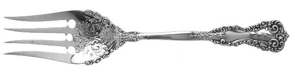 Revere (Sterling, 1898, No Monograms) Large Chipped Beef Fork