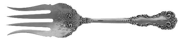 Revere (Sterling, 1898, No Monograms) Small Chipped Beef Fork