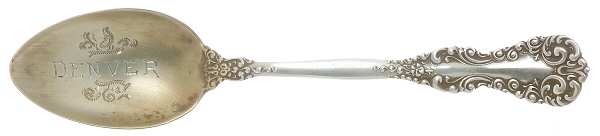 Revere (Sterling, 1898, No Monograms) Souvenir Spoon (Five O'Clock)