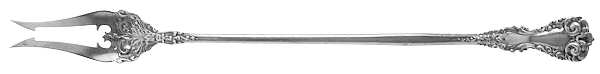 Revere (Sterling, 1898, No Monograms) Long Handle Olive Fork
