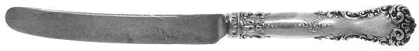 Revere (Sterling, 1898, No Monograms) Orange Knife with Silverplate Blade