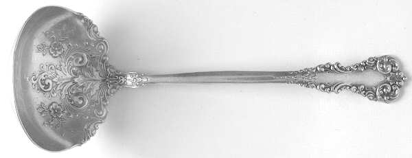 Revere (Sterling, 1898, No Monograms) Solid Piece Cream Ladle