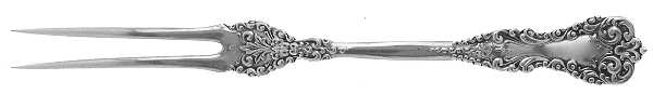 Revere (Sterling, 1898, No Monograms) Lemon Fork