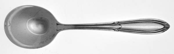 Rhapsody-Old (Sterling, 1931, No Monograms) Round Bowl Soup Spoon (Bouillon)