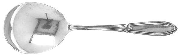 Rhapsody-Old (Sterling, 1931, No Monograms) Small Solid Berry/Casserole Spoon