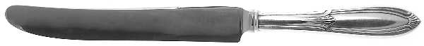 Rhapsody-Old (Sterling, 1931, No Monograms) New French Hollow Knife