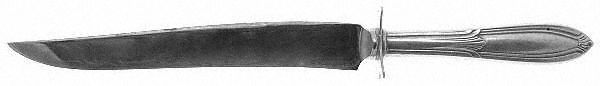 Rhapsody-Old (Sterling, 1931, No Monograms) Small Carving Knife W/Sterling Guard