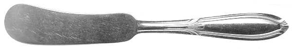 Rhapsody-Old (Sterling, 1931, No Monograms) Flat Handle Butter Spreader