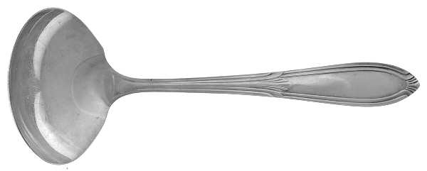 Rhapsody-Old (Sterling, 1931, No Monograms) Solid Gravy Ladle