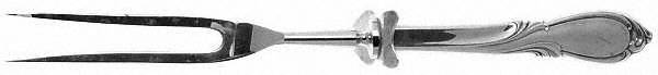 Rhapsody-New (Sterling, 1957) Large Stainless-Prong Roast Carving Fork