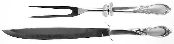 Rhapsody-New (Sterling, 1957) Large 2-Piece Roast Carving Set w/Stainless Blade