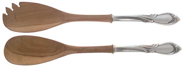 Rhapsody-New (Sterling, 1957) Wooden Bowl 2-Piece Salad Set