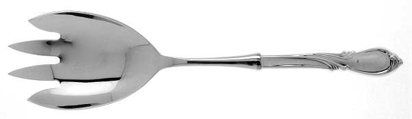 Rhapsody-New (Sterling, 1957) Salad Serving Fork with Stainless Prongs