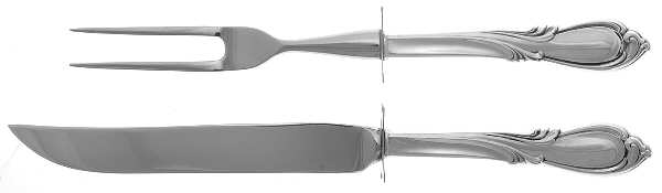 Rhapsody-New (Sterling, 1957) Small Stainless Blade 2-Piece Steak Carving Set