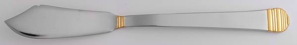 Rhythm Gold (Stainless) Flat Handle Master Butter Knife