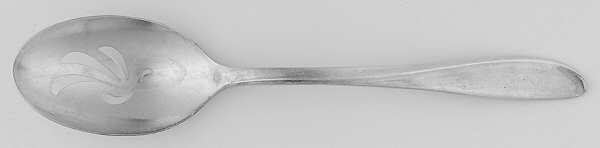 Rhythmic (Silverplate, 1957) Pierced Tablespoon (Serving Spoon)