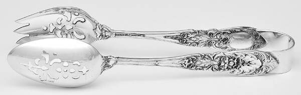Richelieu (Sterling, 1935) Ice Serving Tongs Small HC