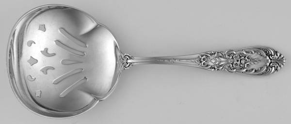 Richelieu (Sterling, 1935) Solid Bon Bon Spoon with Pierced Bowl