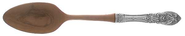Richelieu (Sterling, 1935) Salad Serving Spoon with Wooden Bowl by International Silver