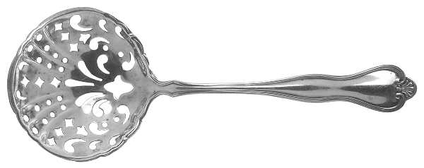 Richmond (Sterling, 1910) Solid Bon Bon Spoon with Pierced Bowl