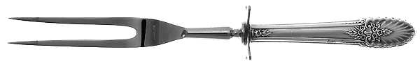 Riviera (Sterling, 1936) Small Steak Carving Fork with Stainless Prongs