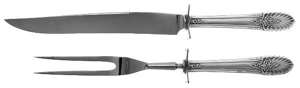 Riviera (Sterling, 1936) Small Stainless Blade 2-Piece Steak Carving Set