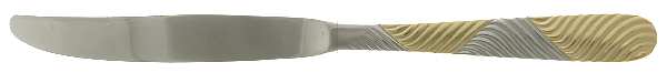 Riviera (Stainless, Gold Accent) Modern Hollow Knife by International Silver