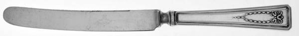Roanoke (Silverplate, 1913) Orange Knife with Silverplate Blade