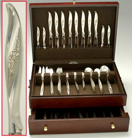 Rose Ballet (Sterling, 1962) 77 Piece Set