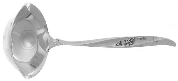Rose Ballet (Sterling, 1962) Solid Gravy Ladle