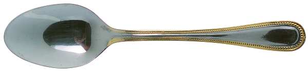 Royal Bead Gold (Stainless, Gold Accent) Tablespoon (Serving Spoon)