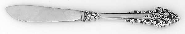 Rochambeau (Silverplate, 1976) Modern Hollow Butter Spreader (Stainless)