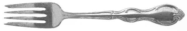Rochelle (Silverplate, 1946) Individual Salad Fork