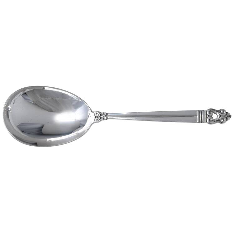 Royal Danish (Sterling, 1939) Solid Salad Serving Spoon