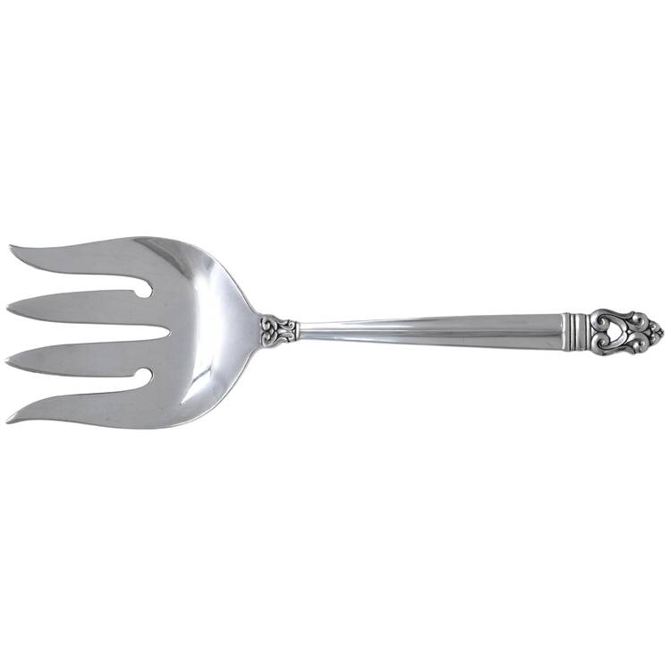 Royal Danish (Sterling, 1939) Solid Salad Serving Fork