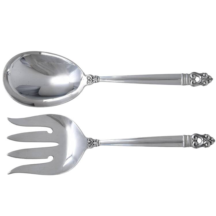 Royal Danish (Sterling, 1939) (2 Pc) Solid Salad Set