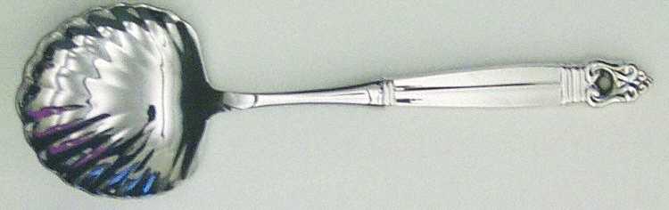 Royal Danish (Sterling, 1939) Casserole Spoon with Stainless Shell Bowl